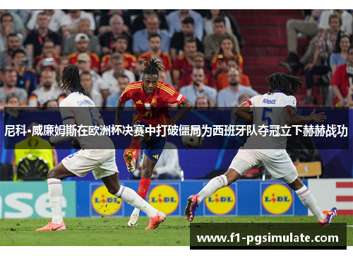 尼科·威廉姆斯在欧洲杯决赛中打破僵局为西班牙队夺冠立下赫赫战功